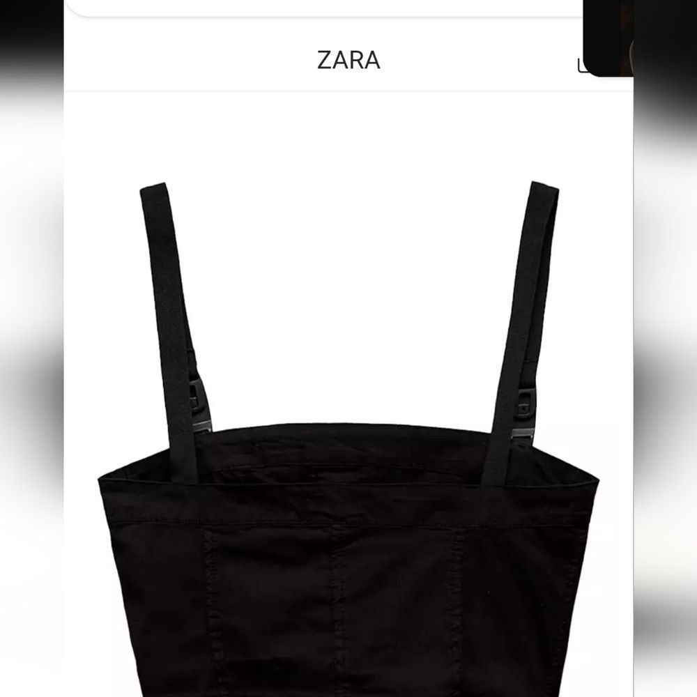 ZARASquare Neck Crop‎ Top